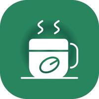 Glyph Round Corner Green Gradient vector