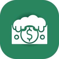 Money Laundering Creative Icon Design vector