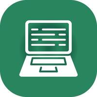 Laptop Creative Icon Design vector