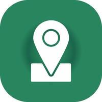 Location Pin Creative Icon Design vector