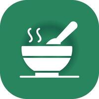 Hot Soup Creative Icon Design vector