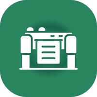 Plotter Creative Icon Design vector