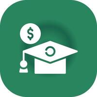 College Savings Plan Creative Icon Design vector