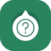 Question Creative Icon Design vector