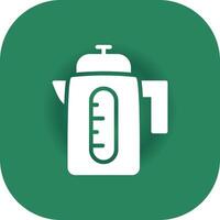 Electric Kettle Creative Icon Design vector