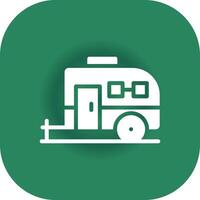 Caravan Creative Icon Design vector