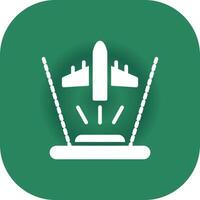 Ar Flight Training Creative Icon Design vector