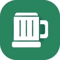 Pint Of Beer Creative Icon Design vector