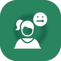 Concerned Creative Icon Design vector
