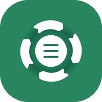 Circle Arrow Process Creative Icon Design vector