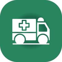 diseño de icono creativo de ambulancia vector