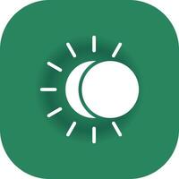 Eclipse Creative Icon Design vector
