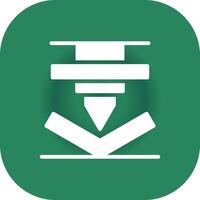 Bending Creative Icon Design vector