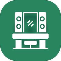Dressing Room Creative Icon Design vector