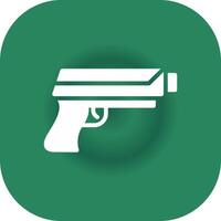 Gun Creative Icon Design vector