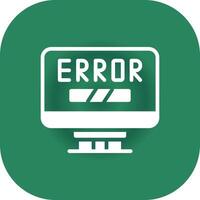 Error Creative Icon Design vector