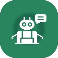 Chatbot Creative Icon Design vector