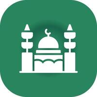 Mosque Creative Icon Design vector