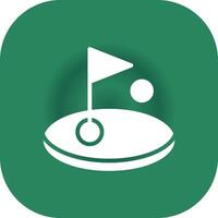 diseño de icono creativo de golf vector