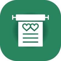 Wedding Vows Creative Icon Design vector