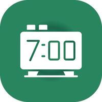 Alarm Clock Creative Icon Design vector