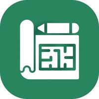 Blueprint Creative Icon Design vector