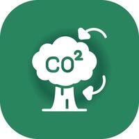 co2 creativo icono diseño vector