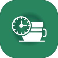 Tea Time Creative Icon Design vector