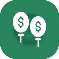 Balloon Payment Creative Icon Design vector