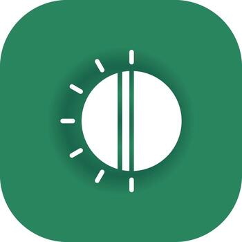 eclipse diseño de icono creativo vector