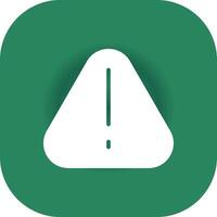 Warning Creative Icon Design vector