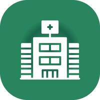 diseño de icono creativo de hospital vector