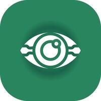 Cataract Creative Icon Design vector