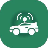 Autonomous Vehicle Creative Icon Design vector