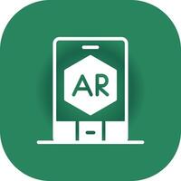 Ar App Creative Icon Design vector