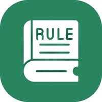 Rule Creative Icon Design vector