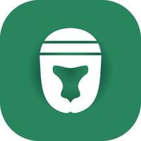 Helmet Creative Icon Design vector