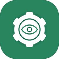 Eye Setting Creative Icon Design vector