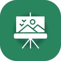 Canvas Creative Icon Design vector