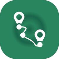 Tracking Creative Icon Design vector