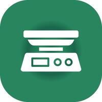 Food Scale Creative Icon Design vector