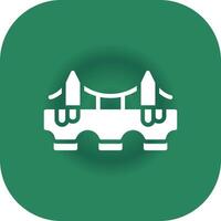 Bridge Creative Icon Design vector
