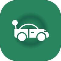 Glyph Round Corner Green Gradient vector