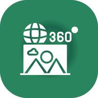 360 Image Creative Icon Design vector