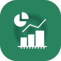 Statistical Analysis Creative Icon Design vector
