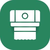 Paper Towel Creative Icon Design vector