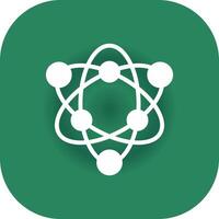 Atom Creative Icon Design vector