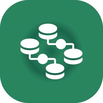 desestructurado datos creativo icono diseño vector