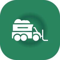 Snowplow Creative Icon Design vector