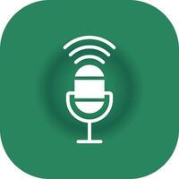 Voice Control Creative Icon Design vector